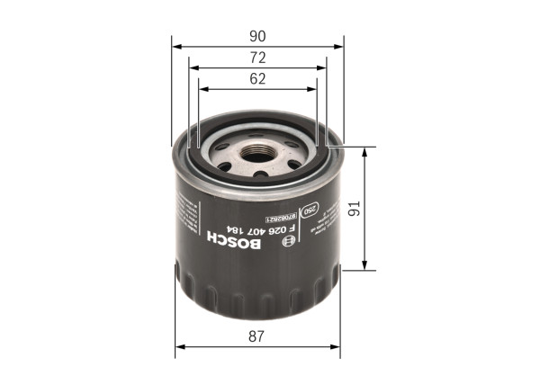 F026407184, Oljefilter, Olejový filtr, BOSCH, 1520800Q0N, 1651080KA1, 8200552603, 1520800Q0M, 1651080KA1000, 8200893554, 8201059775, 8660003021, 2356400, ADN12131, ELH4406, EOF246, FT6030, H335W, LS381A, OC995, OP6423, PH10686, R718, W8013, WL7482, Z566, Z632