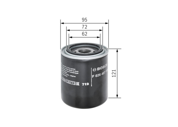 F026407198, Oljefilter, Olejový filtr, BOSCH, 1N02-14-302, 5-86102-408-0, AY100NS011, YL4J6714BA, 1N014302, 5-86112-720-0, 1520820N00, 1520820N01, 1520820N02, 1520820N10, 1520840L00, 1520840L01, 1520840L02, 1520820N1A, 2127, 2324400, A270, ADN12113, BC1244, C226, DO250, ELH4282, F026408739, FT5160, H17W20, J1311020, LS897, MFL247, NO232, OC273