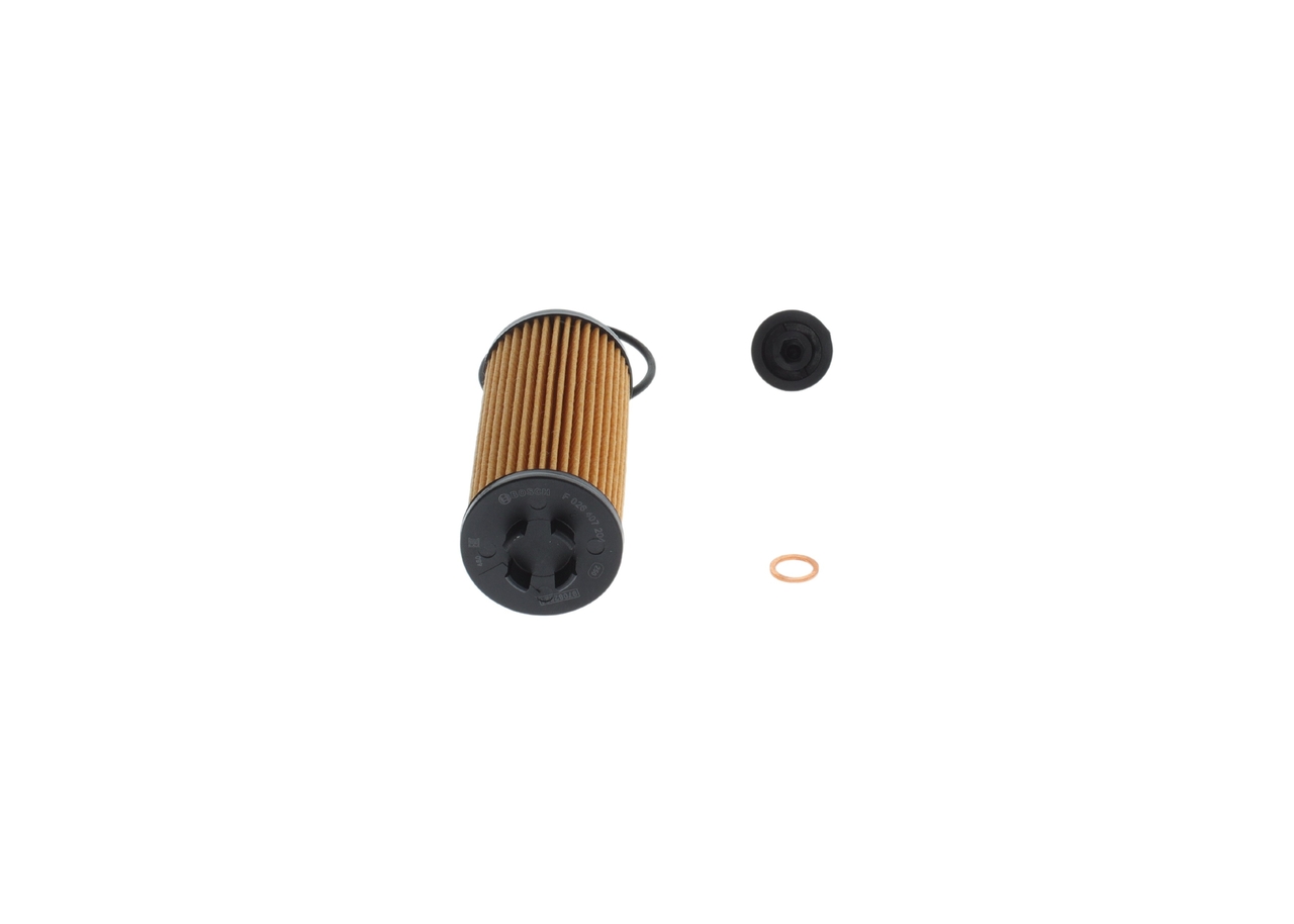 F026407204, Oljefilter, Olejový filtr, BOSCH, 11428570590, 11428575210, 2518500, CH11885ECO, E833HD321, ELH4464, FA6146ECO, HU6015ZKIT, L1045, L155, OE6726, OX8151D, OX815DECO, PEL728, WL7522