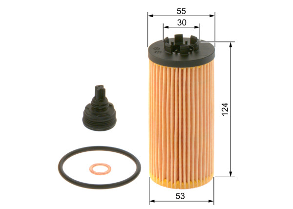 F026407277, Oljefilter, Olejový filtr, BOSCH, 11428593186, 2521100, E951HD497, FA6816ECO, HU6012ZKIT, L1133, OE6729, OX1238D, PEL699, S5211PE
