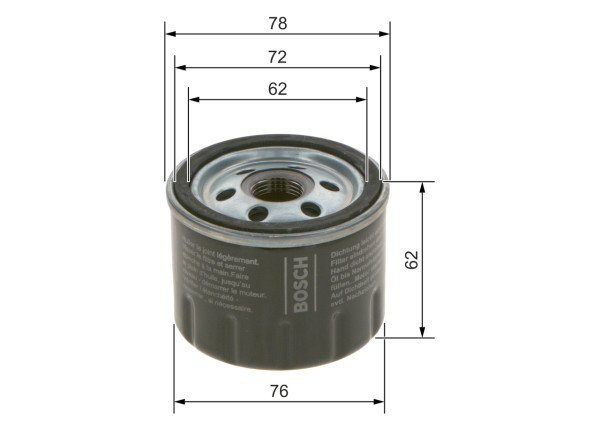 F026407279, Oljefilter, Olejový filtr, BOSCH, H6BG6714BA, 2207993, 2373000, ELH4498, FT6828, H420W, LS1130, OC1565, OP6293, PH12415, W7057, WL7559, Z702