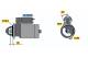 Starter - 0001115022 BOSCH - 012911023C, 0001115023