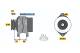 Dynamo - 0124120001 BOSCH - 38522313G, FGV38522313