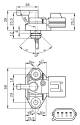 Sensor, drivstofftrykk - 0261230093 BOSCH - 3F2E9G756AA, 3F2Z9G756AC, 4490313