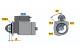 Starter - 0986013240 BOSCH - 212153708010, 3110086CB1, 3610029000