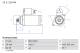 Starter - 0986014141 BOSCH - 3610042010, MD050200, MD191433