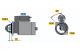 Starter - 0986015920 BOSCH - 23300D9700, 23300D9701, 23300D9702