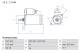 Starter - 0986016250 BOSCH - 96460410400, 96560410400, 0001110059