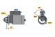 Starter - 0986017661 BOSCH - 233000M200, S114800, 233000M301