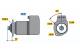 Starter - 0986018090 BOSCH - 20451445, 20536466, 3095060