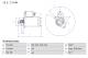 Starter - 0986018180 BOSCH - A0051511601, A005151160180, 0051511601