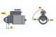 Starter - 0986018350 BOSCH - 09117691, 96430344, R1540009