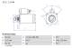 Starter - 0986018880 BOSCH - 46748349, 46748350, 46821681