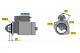 Starter - 0986020181 BOSCH - R98VB11000B1A, 1024508, 1027928