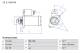 Starter - 0986022151 BOSCH - A0051510701, Q0003188V004, A0051512601