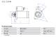 Starter - 0986022720 BOSCH - MD312857, MD312858, MD344182