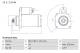 Starter - 0986022770 BOSCH - OK55218400, OK55218400A, OK55318400