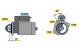 Starter - 0986023210 BOSCH - 51262017223, 0001231035, DRS0062