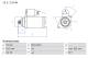 Starter - 0986023220 BOSCH - 361004A000, 361004A010, 8EA738258-131