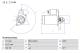 Starter - 0986023600 BOSCH - 361002A000, 361002A100, 361002A300