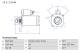 Starter - 0986024750 BOSCH - 56041579AB, CS1507, DRS0213