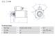 Starter - 0986025190 BOSCH - 0001Y02778, 51810308, 51916171