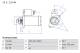 Starter - 0986025300 BOSCH - 281000J030, 281000J031, 281000J050
