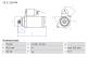 Starter - 0986025350 BOSCH - 02E911024A, 02E911024AX, 0001123044