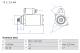 Starter - 0986026450 BOSCH - 2H0911023, 2H0911023A, A9069060026