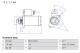 Starter - 0986026860 BOSCH - A6549061600, 6549061600, 0001174630