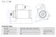 Starter - 0986026870 BOSCH - 02Z911024F, 02Z911024FX, 0001177012