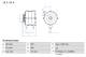 Dynamo - 0986030760 BOSCH - 1447312M91, ADU7777, GEU2256