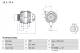 Dynamo - 0986043101 BOSCH - 1204157, 8-97189-112-0, LR170-509