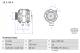 Dynamo - 0986044701 BOSCH - R98AB10300GB, 1073090, 1090085