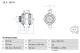 Dynamo - 0986044910 BOSCH - 06B903016AC, 06B903016Q, 06D903016