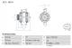 Dynamo - 0986046180 BOSCH - 06B903016AA, 06B903016AB, 06B903016AF