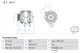 Dynamo - 0986047930 BOSCH - 1379701, 30667118, 1388004