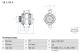 Dynamo - 0986049320 BOSCH - 1626130, 1927311, 0124555018