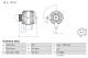 Dynamo - 0986081800 BOSCH - A0009063822, A000906382280, 0009063822