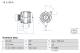 Dynamo - 0986082360 BOSCH - 2706047050, 270600Y010, 270600Y030