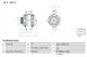 Dynamo - 0986082500 BOSCH - A0131546802, 0131546802, 0986082500
