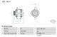 Dynamo - 0986083570 BOSCH - L3P9-18-300A, L3P9-18-300B, L3P9-18-300C