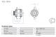 Dynamo - 0986084710 BOSCH - 51874105, 1012101670, 1986A00607