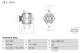 Dynamo - 0986084800 BOSCH - 7421041876, 7421056611, 1986A00629