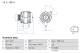 Dynamo - 0986085120 BOSCH - BJ3210300AC, C2Z17063, LR028116