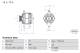 Dynamo - 0986085140 BOSCH - 3730003500, 1986A00642, 2609013