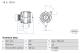 Dynamo - 0986085190 BOSCH - 373002E300, 2610819