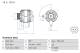 Dynamo - 0986085810 BOSCH - 13588302, TG12C190