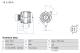 Dynamo - 0986086490 BOSCH - 2706021151, 101210818, 1986A01616