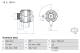 Dynamo - 0986086600 BOSCH - 231004BB0D, F000BL0889, F000BL0890